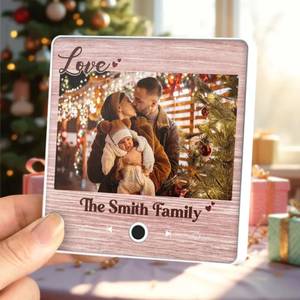Music Fridge Magnet Creative Christmas Gift for Family Custom Play Songs Family Gifts - Ảnh 4