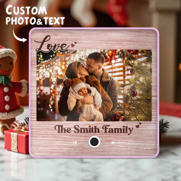 Music Fridge Magnet Creative Christmas Gift for Family Custom Play Songs Family Gifts - Ảnh 2