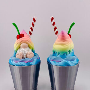 Milkshake Cherry Gnome Container