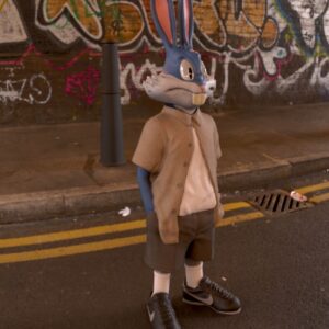 Bugs Bunny Urban vibes Chicano style