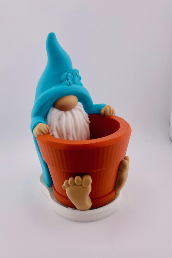 Gnome in a Pot Planter - Ảnh 4
