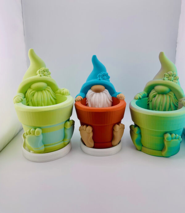 Gnome in a Pot Planter - Ảnh 2