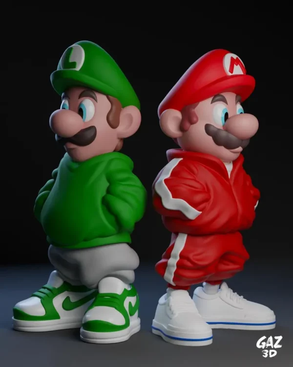 Mario & Luigi Urban Art Toy - Ảnh 4
