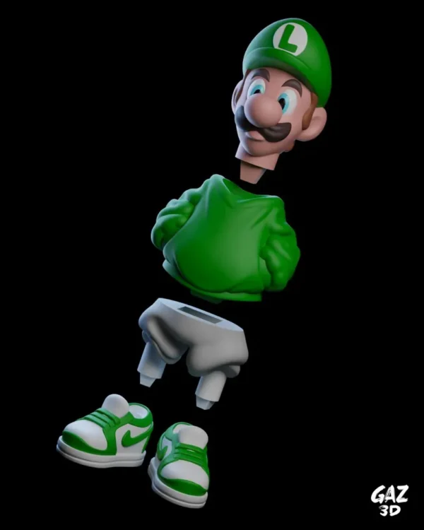 Mario & Luigi Urban Art Toy - Ảnh 2