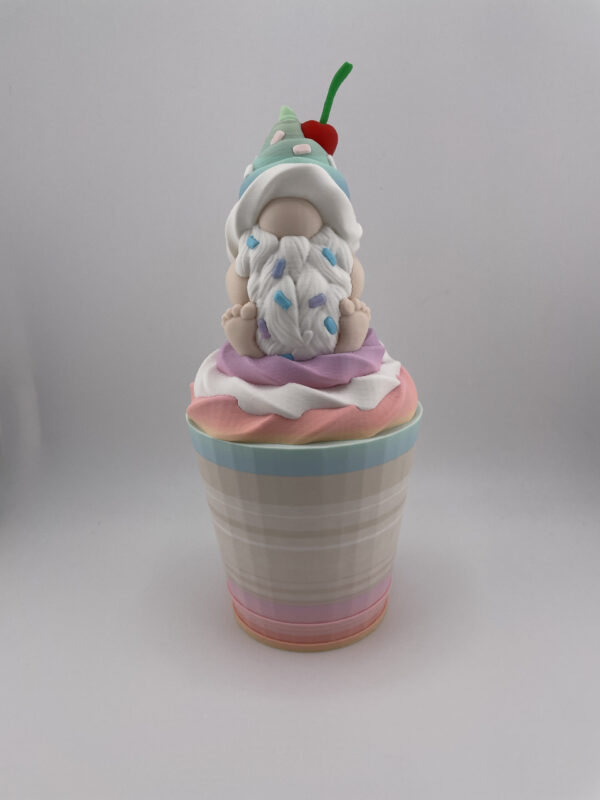 Milkshake Cherry Gnome Container - Ảnh 4