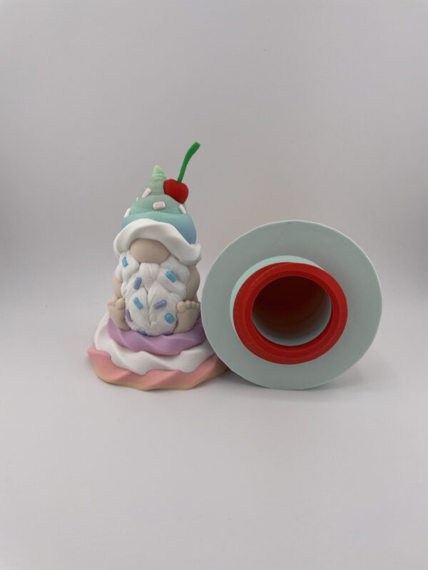 Milkshake Cherry Gnome Container - Ảnh 2