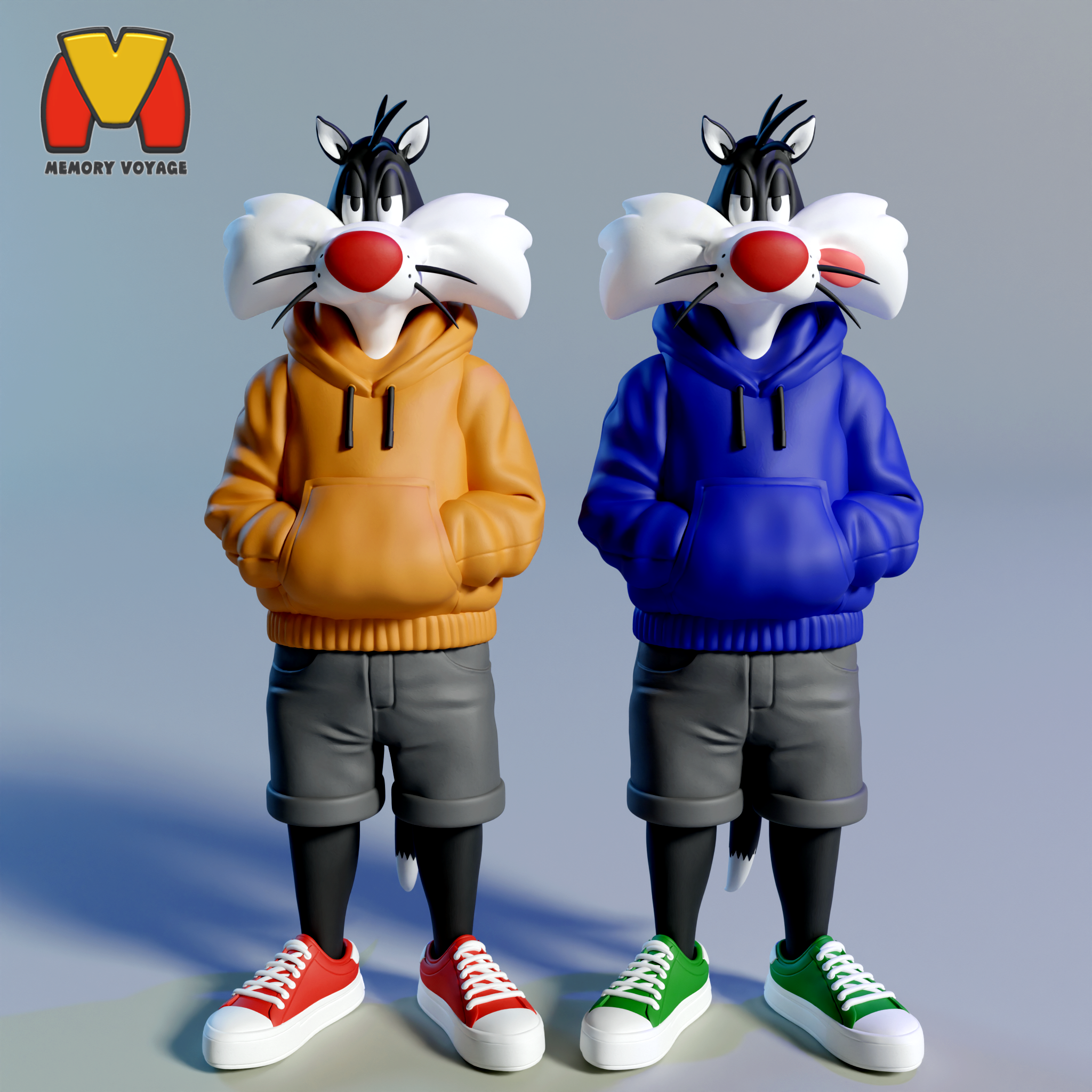 Sylvester Cat Urban Vibes with Hoodie