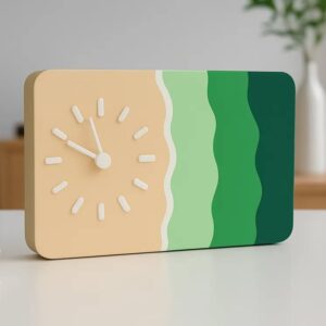 A Modern Minimalist Desk Clock
