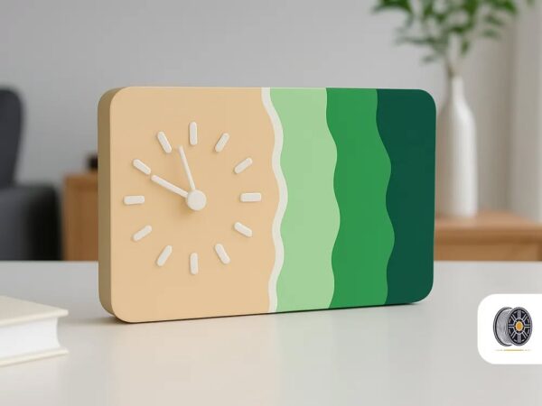 A Modern Minimalist Desk Clock