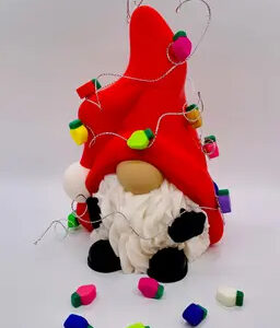 Christmas Light Gnome 3d model